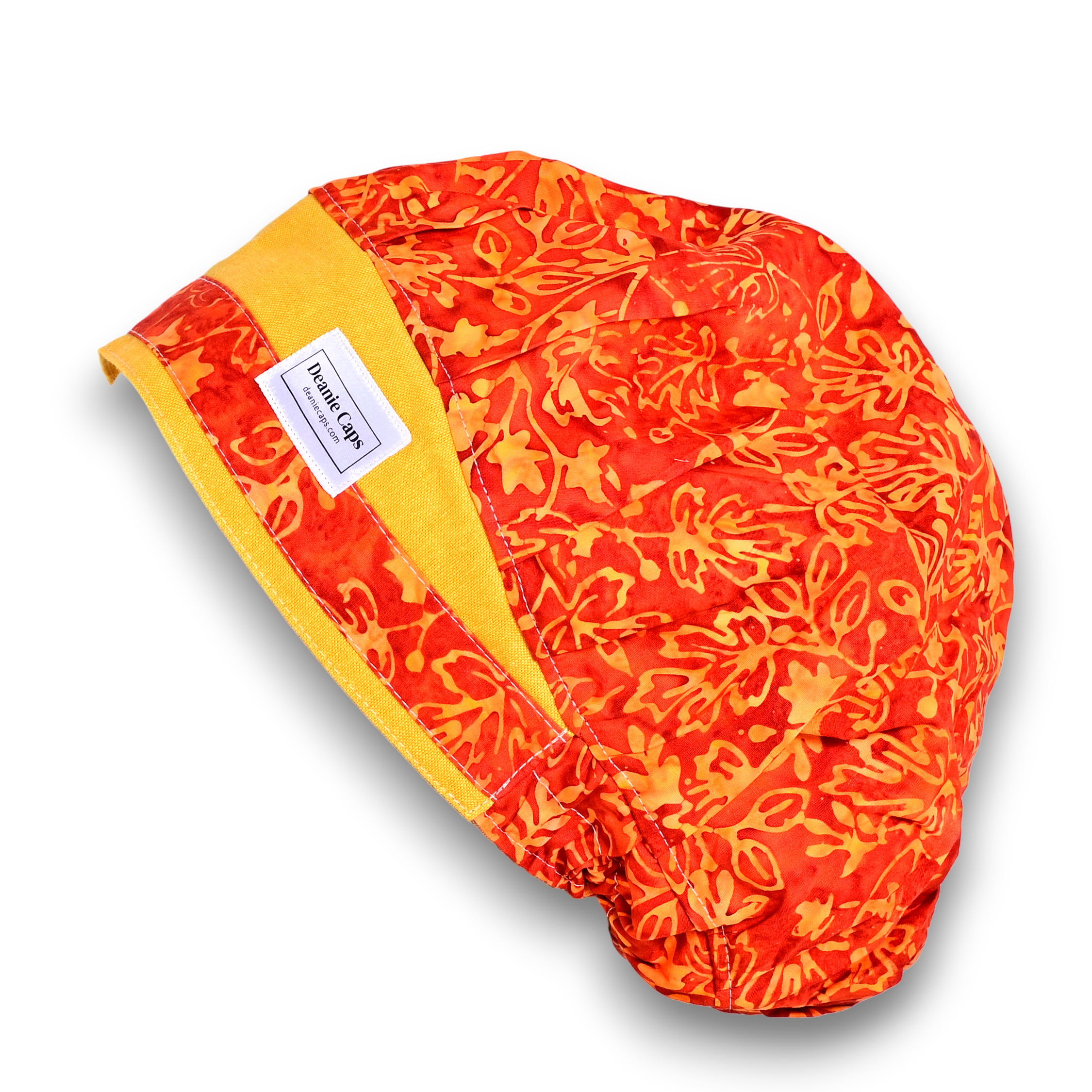 Orange Fall Batik / Bonnet