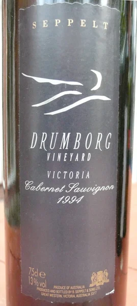 Seppelt, Drumborg Cabernet Sauvignon 1994