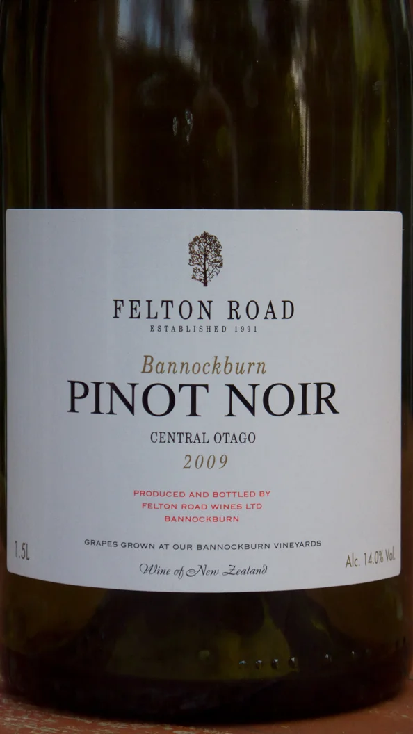 Felton Road, Bannockburn Pinot Noir 2009