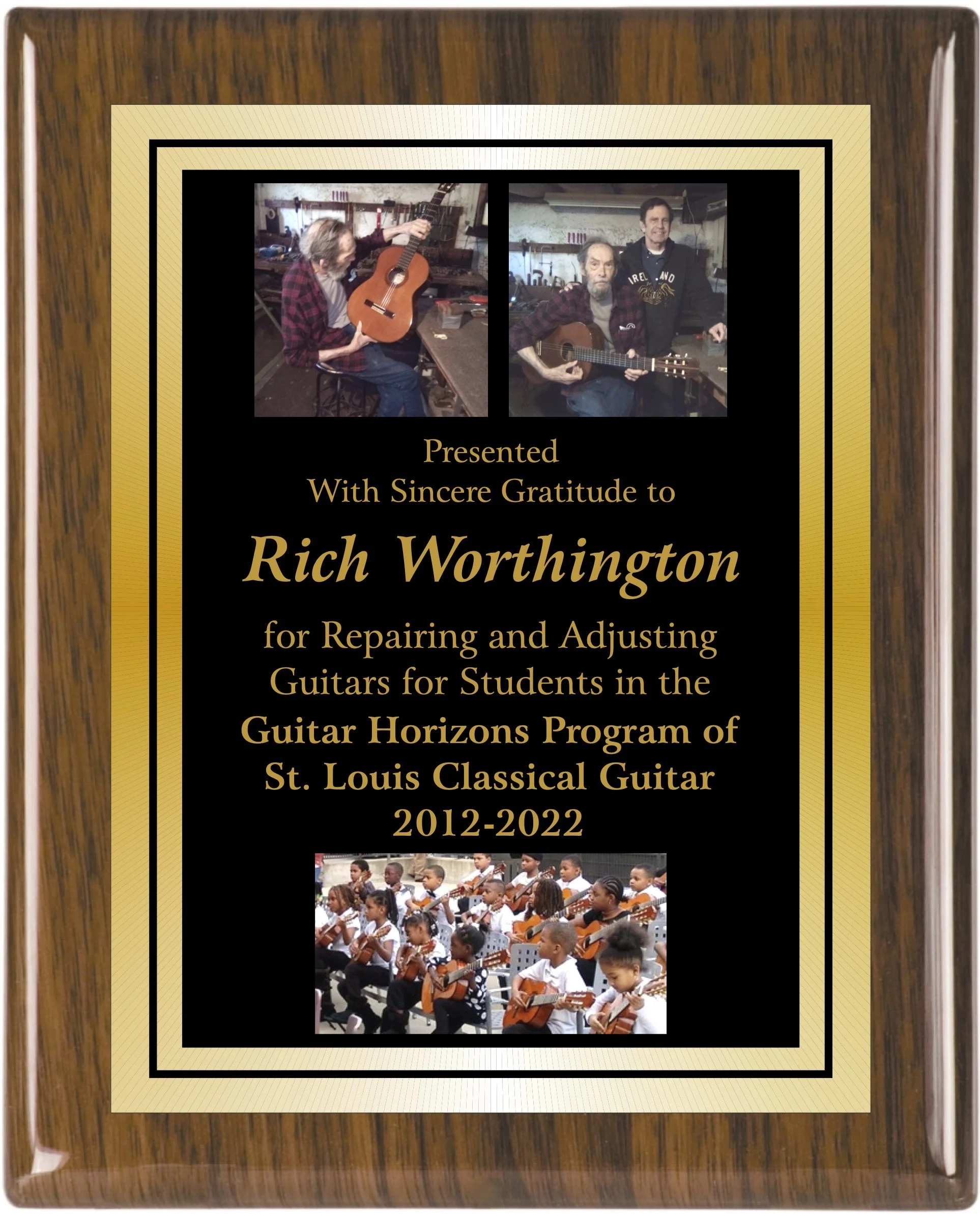 Honoring Guitar Horizons luthier Rich Worthington