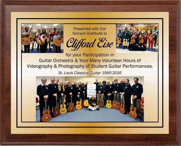 Honoring the great volunteer work of Clifford Eise