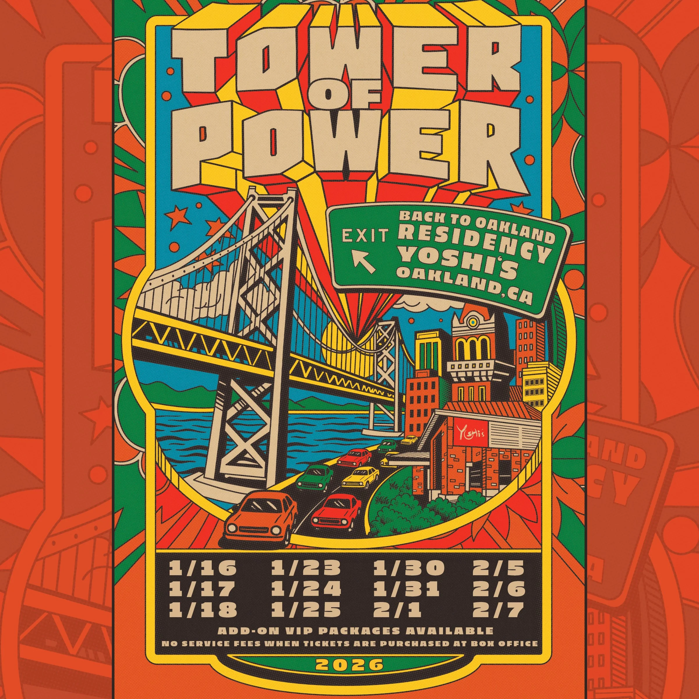 Tower of Power Returns to Yoshi’s Oakland for a Special, Limited-Time Residency