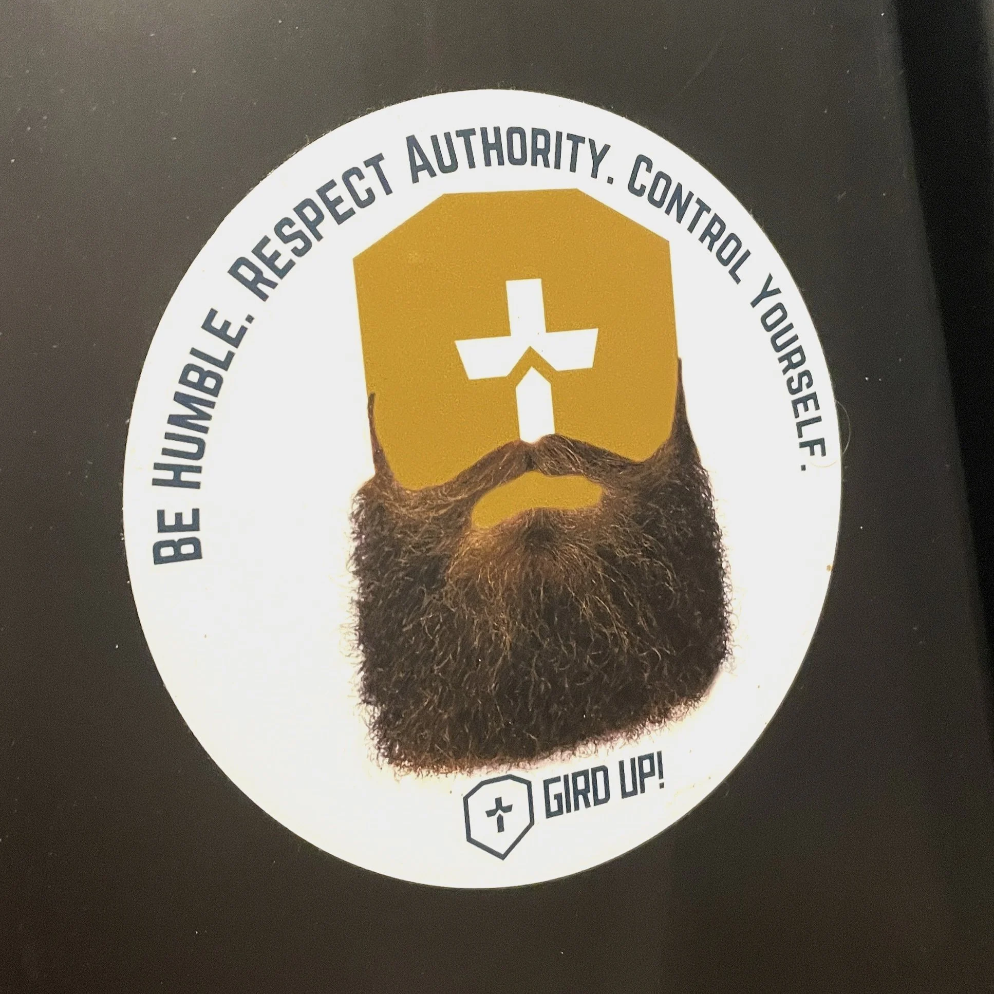 Gird Up Beard Sticker