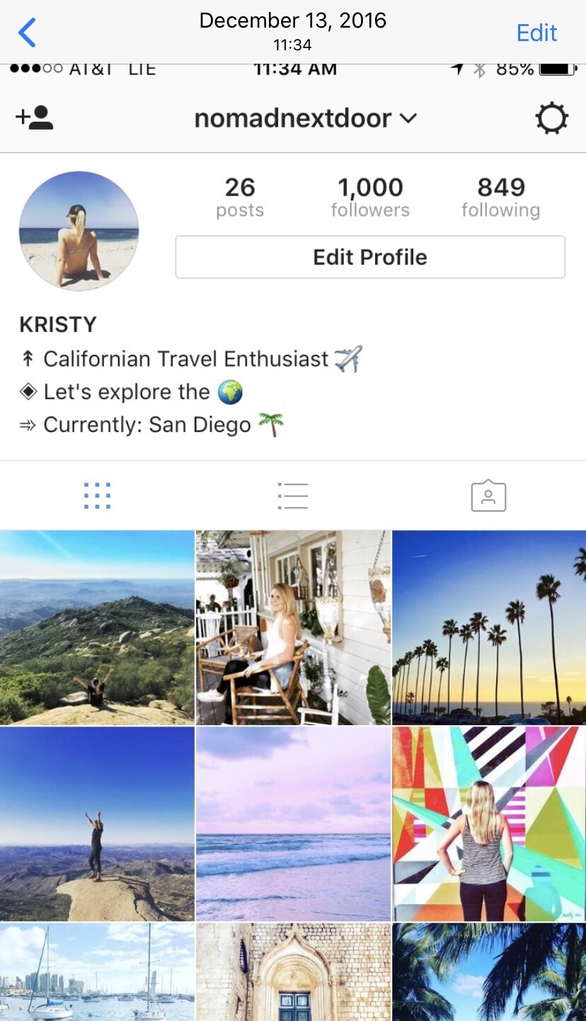 Buy Outdoor & Travel Instagram account with 116057 followers