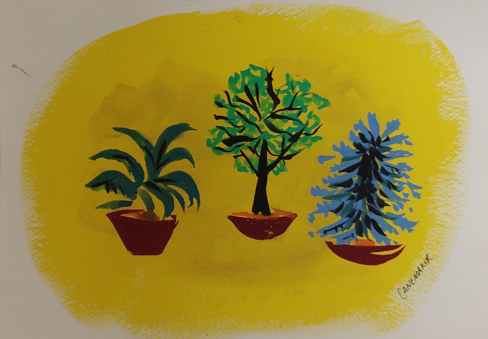 John Canemaker, Untitled Watercolor