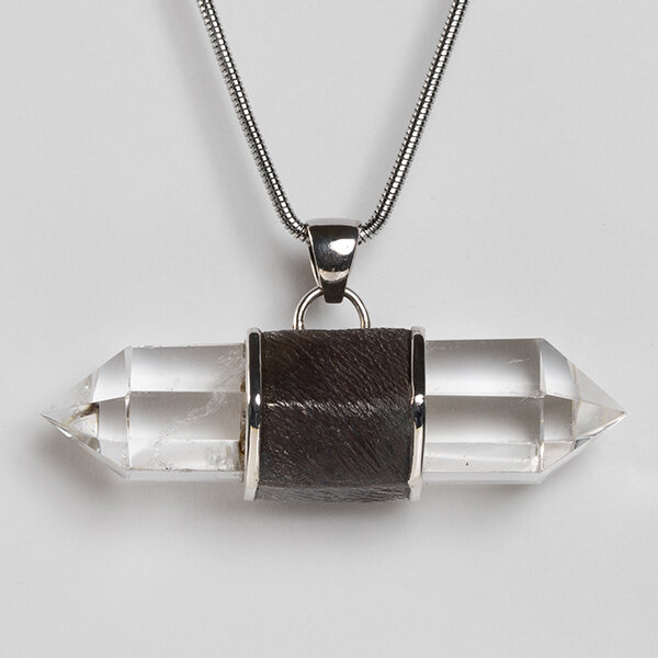18\u201d Silver Lazurite 3rd Eye Chakra Necklace