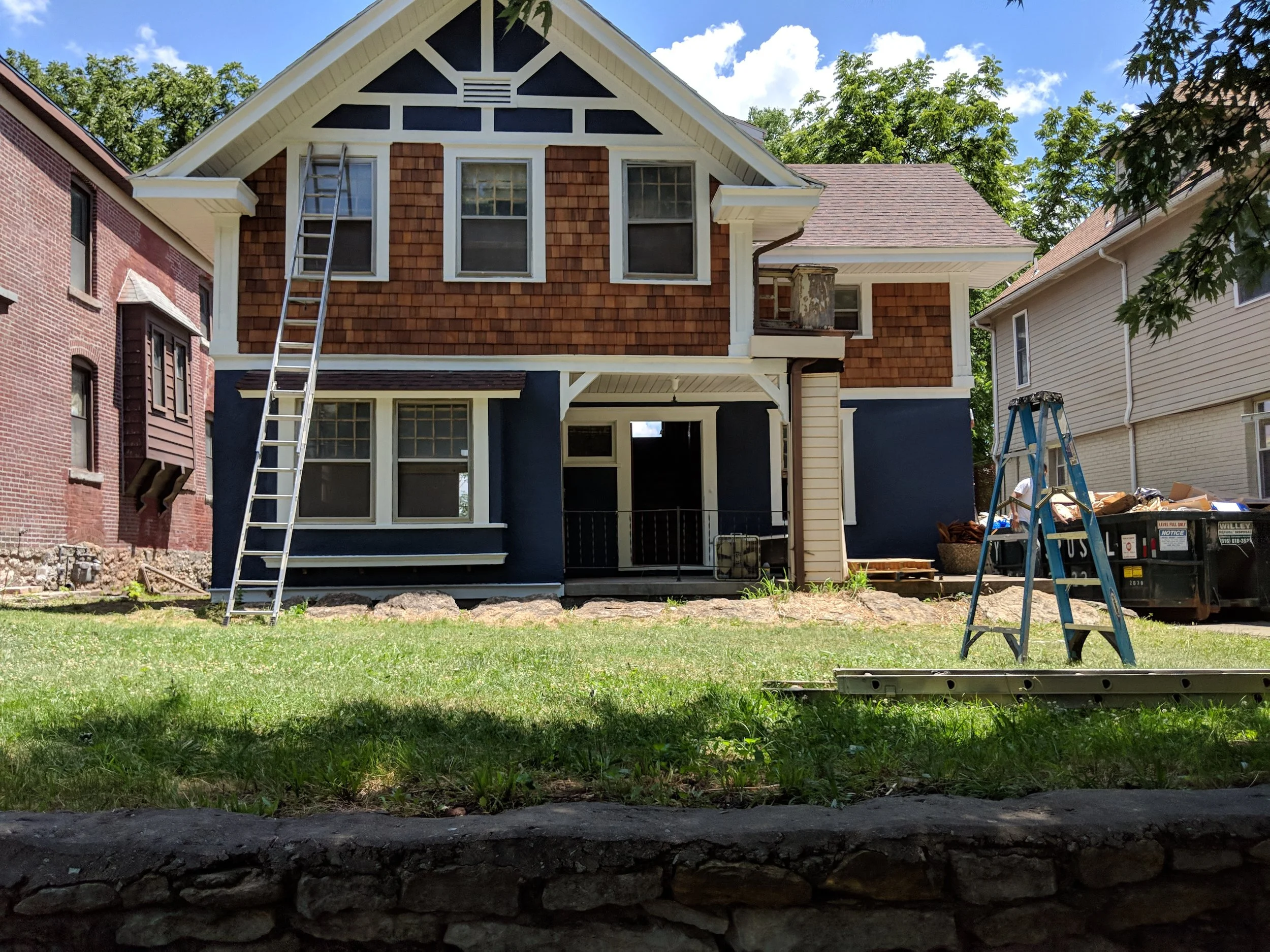 This home in my neighborhood had been vacant for over a decade. It is now getting new life and will soon be a home again. We must encourage small-scale, incremental re-investment.