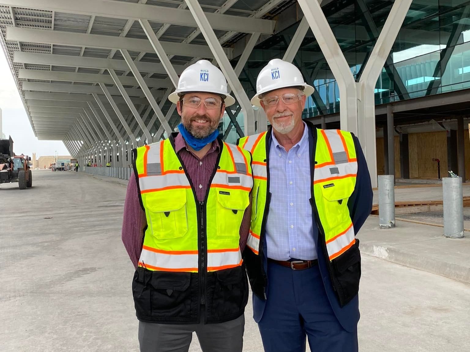 Toured the new KCI Terminal with Councilman O'Neill