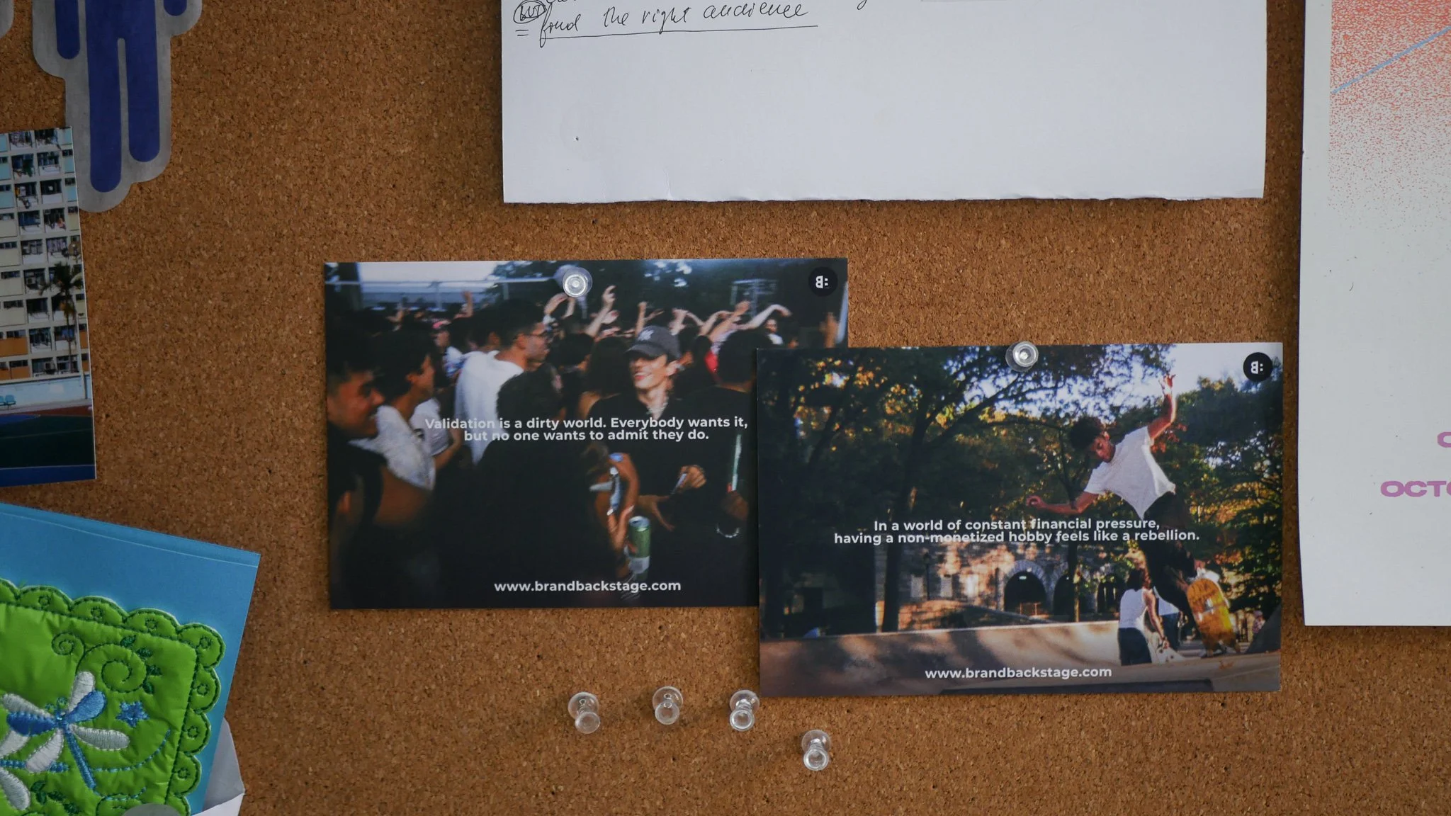 A 3-piece collection of Cultural Insights Postcards