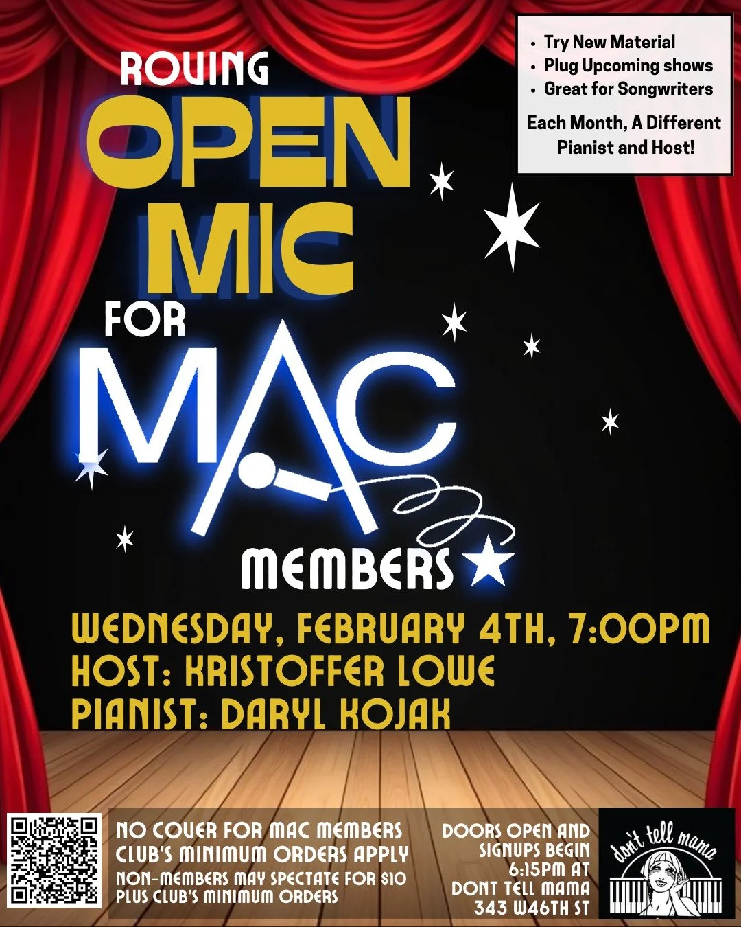 Manhattan Association of Cabarets at Don't Tell Mama