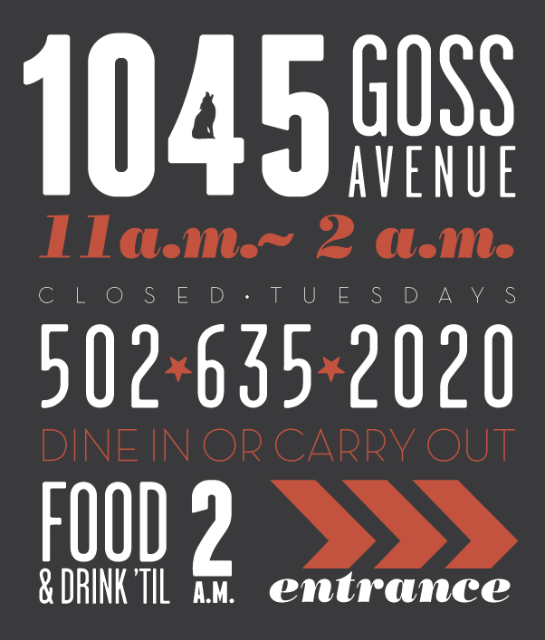 Exterior signage design