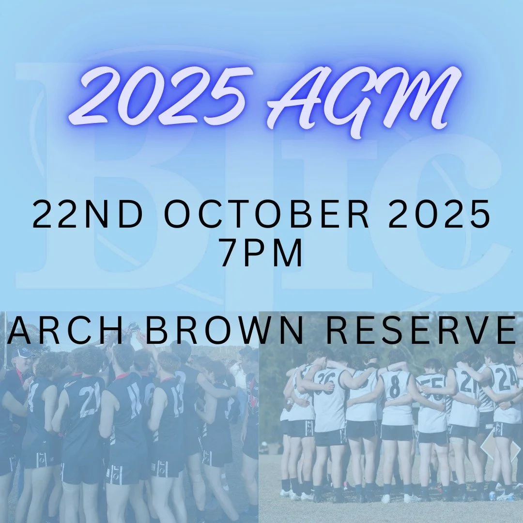 We invite you to attend our Annual General Meeting on Wednesday, 22nd October 2025, at 7 PM. 

The meeting will be held at Arch Brown Reserve, and you can join us in person or participate online.

This is a crucial meeting as all positions within the