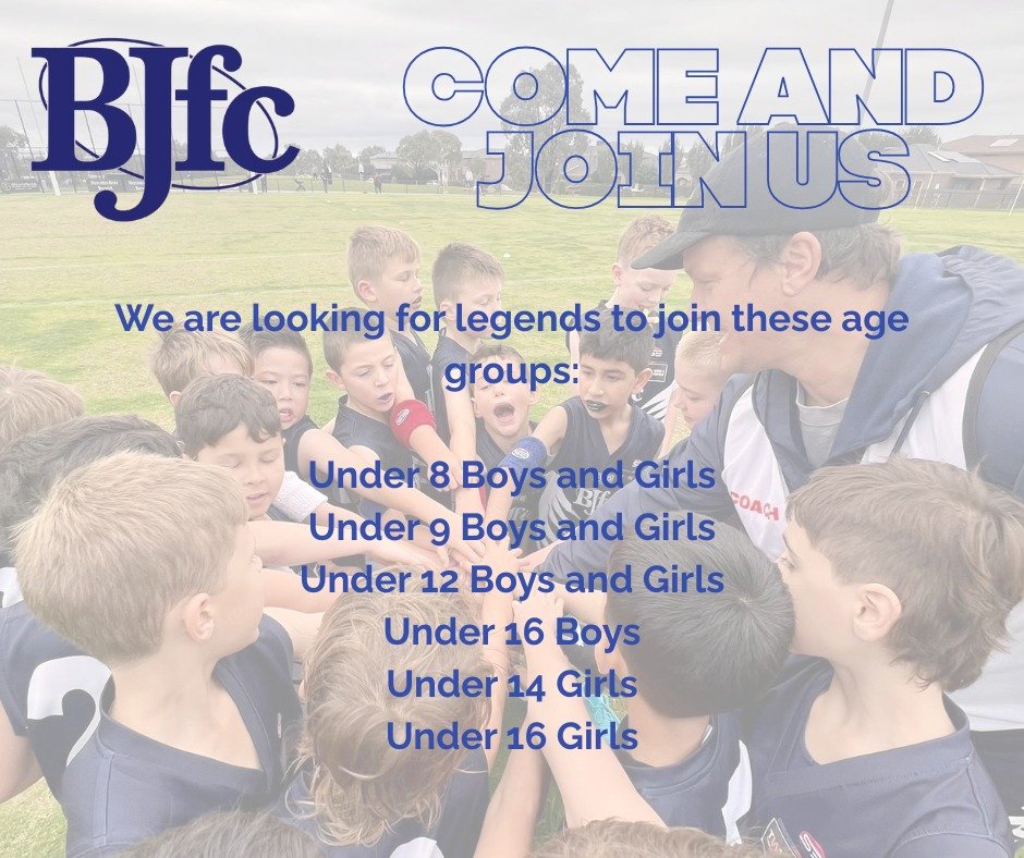 Have a child that is interested in junior football?

Complete the below Expression of Interest Form and we can provide you with further information on how they can get involved.

https://forms.office.com/r/x96D9iEvg1

@aflsoutheast @south_east_junior