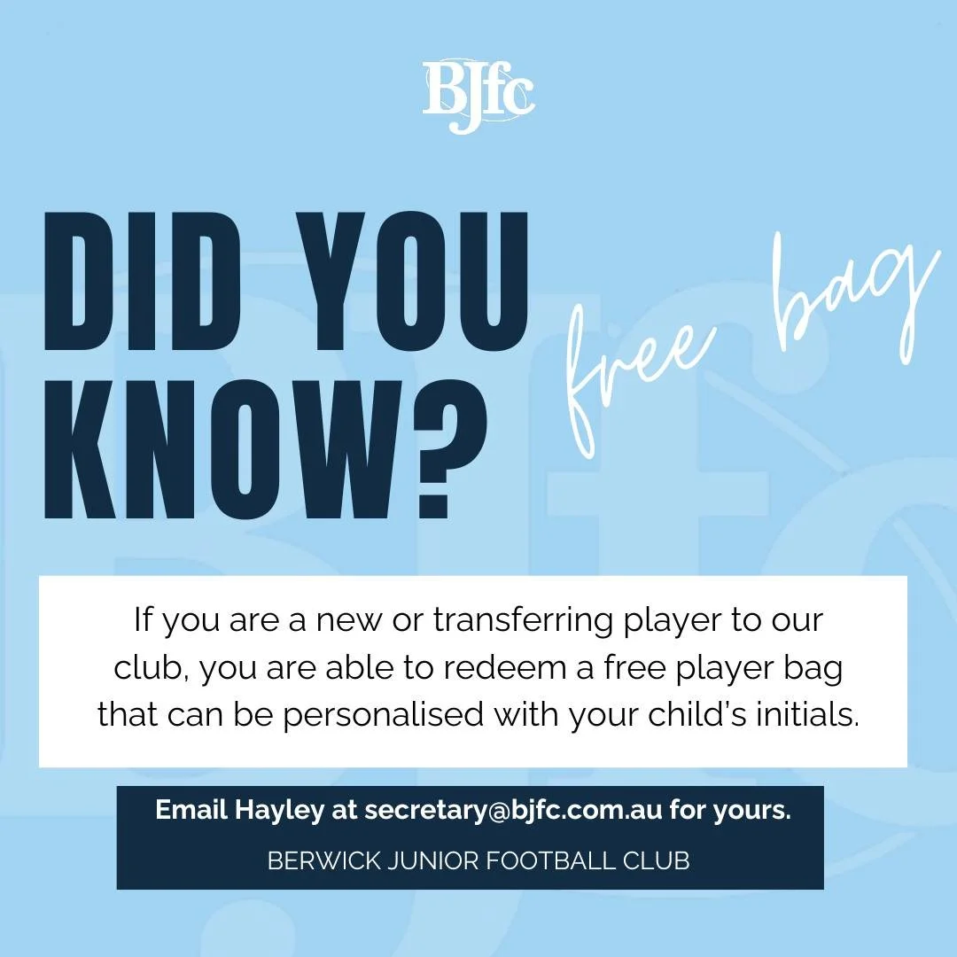 Email Hayley before Friday 10th April to get yours.

Don't forget to include your child's name and their initials to personalise the bag.