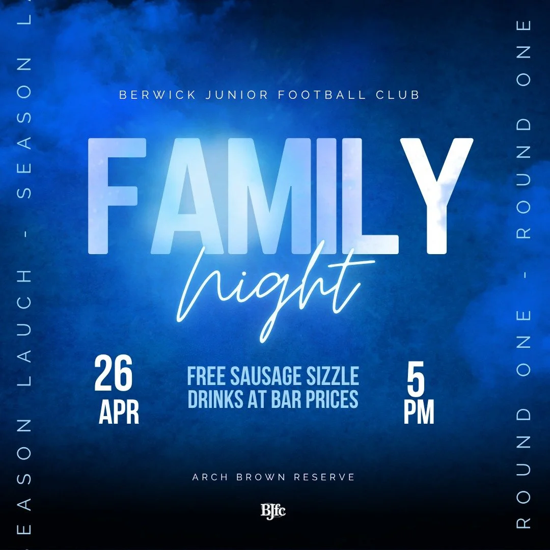 We are looking forward to hosting our first Family Night of the season thanks to our Major Partner @coinspot 

We look forward to seeing you all!