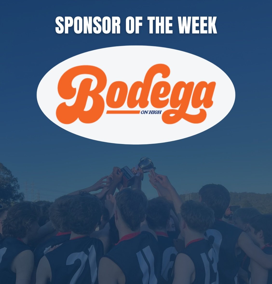 Another big thank you to one of our major sponsors @bodegaonhigh 🔵⚪️