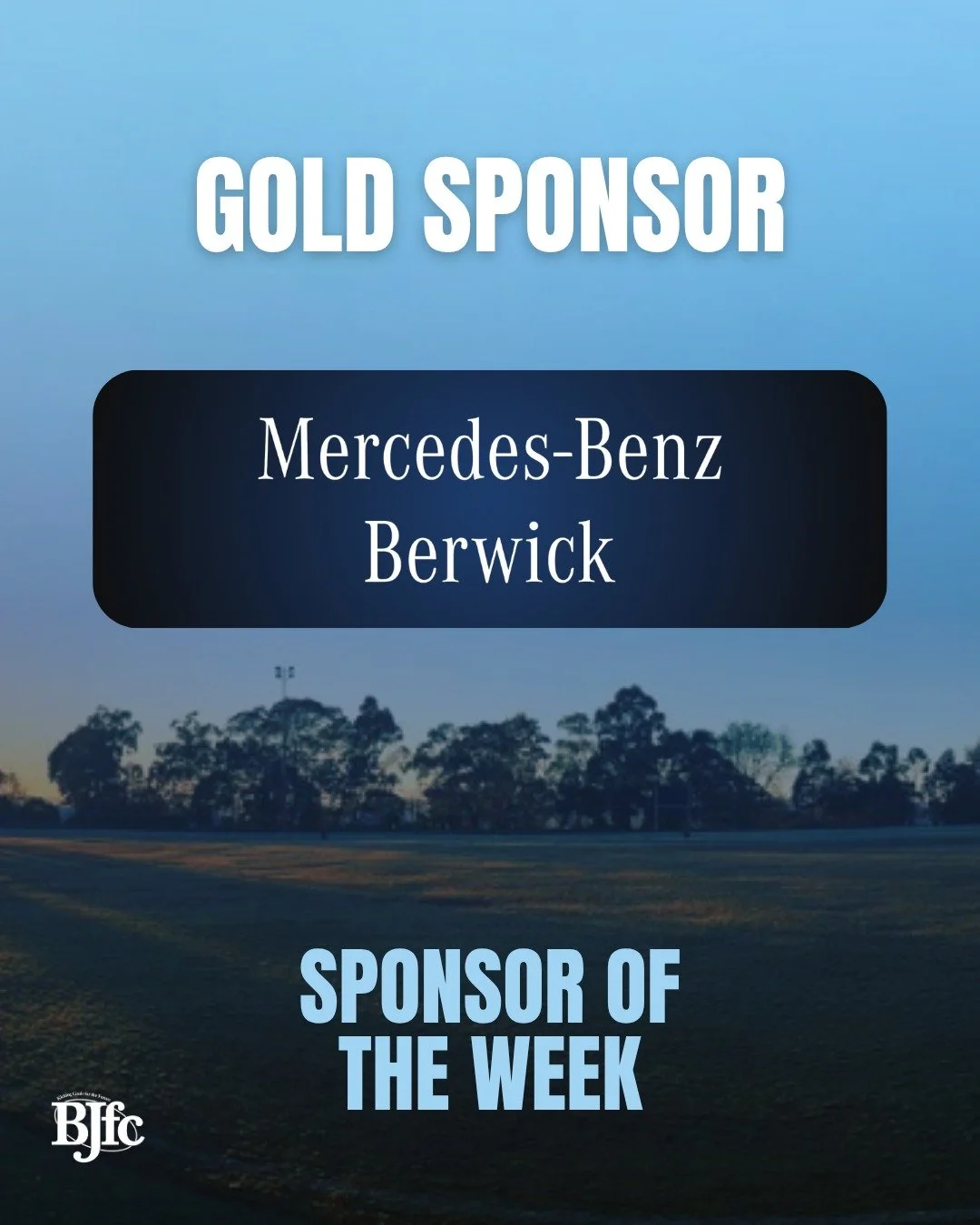 A massive thank you to our Gold Sponsor Mercedes-Benz Berwick for their continued support of BJFC. 💙🧡 

@mercedesbenzberwick 

#BJFC #GoWickers #MercedesBenzBerwick #GoldSponsor