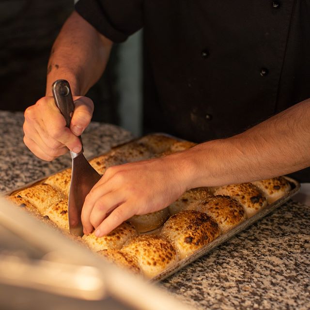 These are just what you need to start your meal. Beautiful dough balls, freshly baked daily and served with melted garlic butter with rosemary &amp; thyme, and olive oil &amp; balsamic vinegar. #eatsimpleeatwell