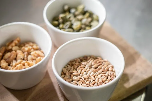 Mise en place is a French term but used in all professional kitchens. It means having all your ingredients measured, cut, peeled, sliced, grated, etc. before you start cooking. Pans are prepared. Mixing bowls, tools and equipment set out. Here at Bella we do a lot mise en place as we're making a lot in house. That means freshness, quality and consistency to your plate.