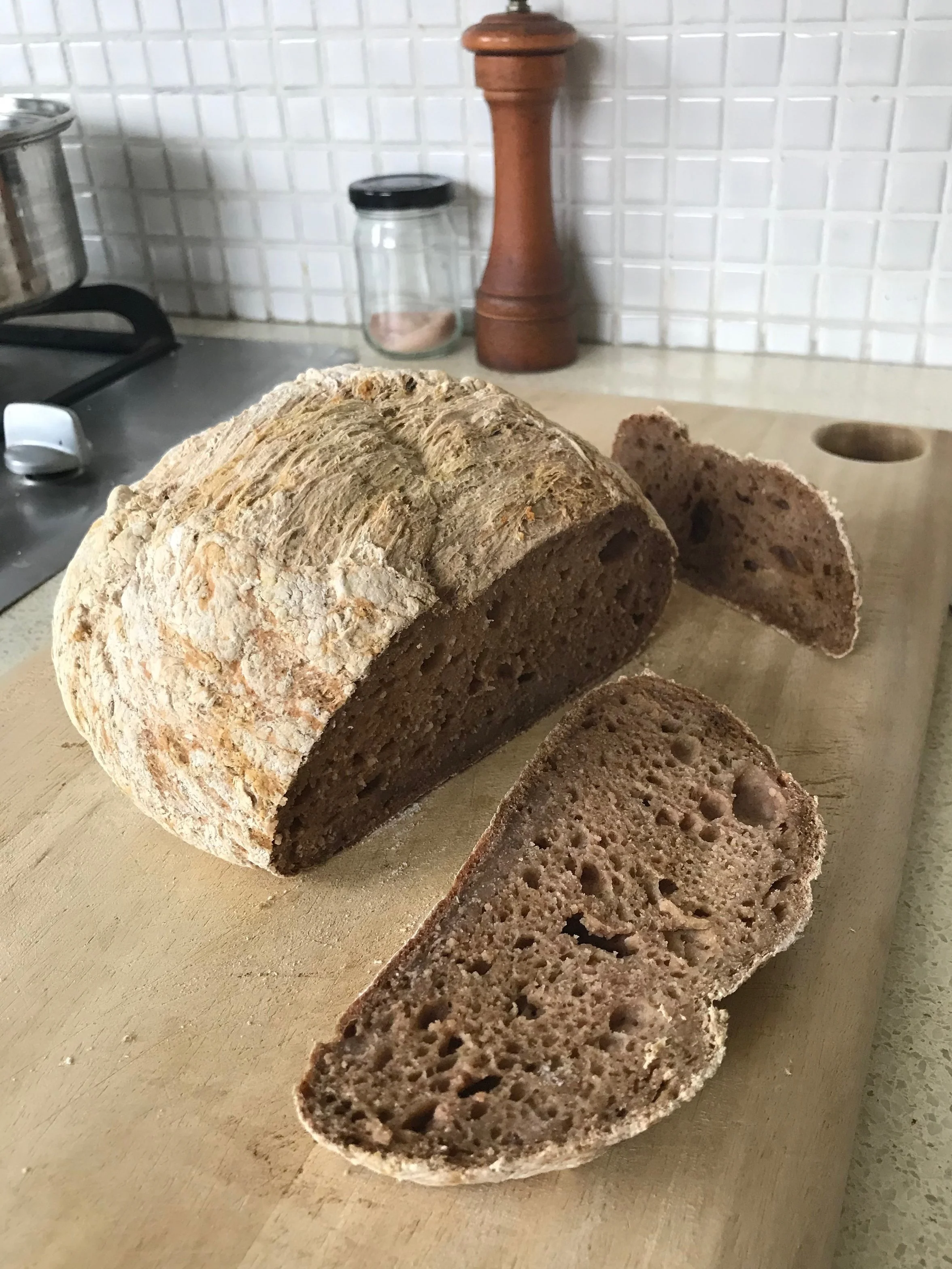 Home-made Bread...Free From Grains, Yeast And Eggs!!!