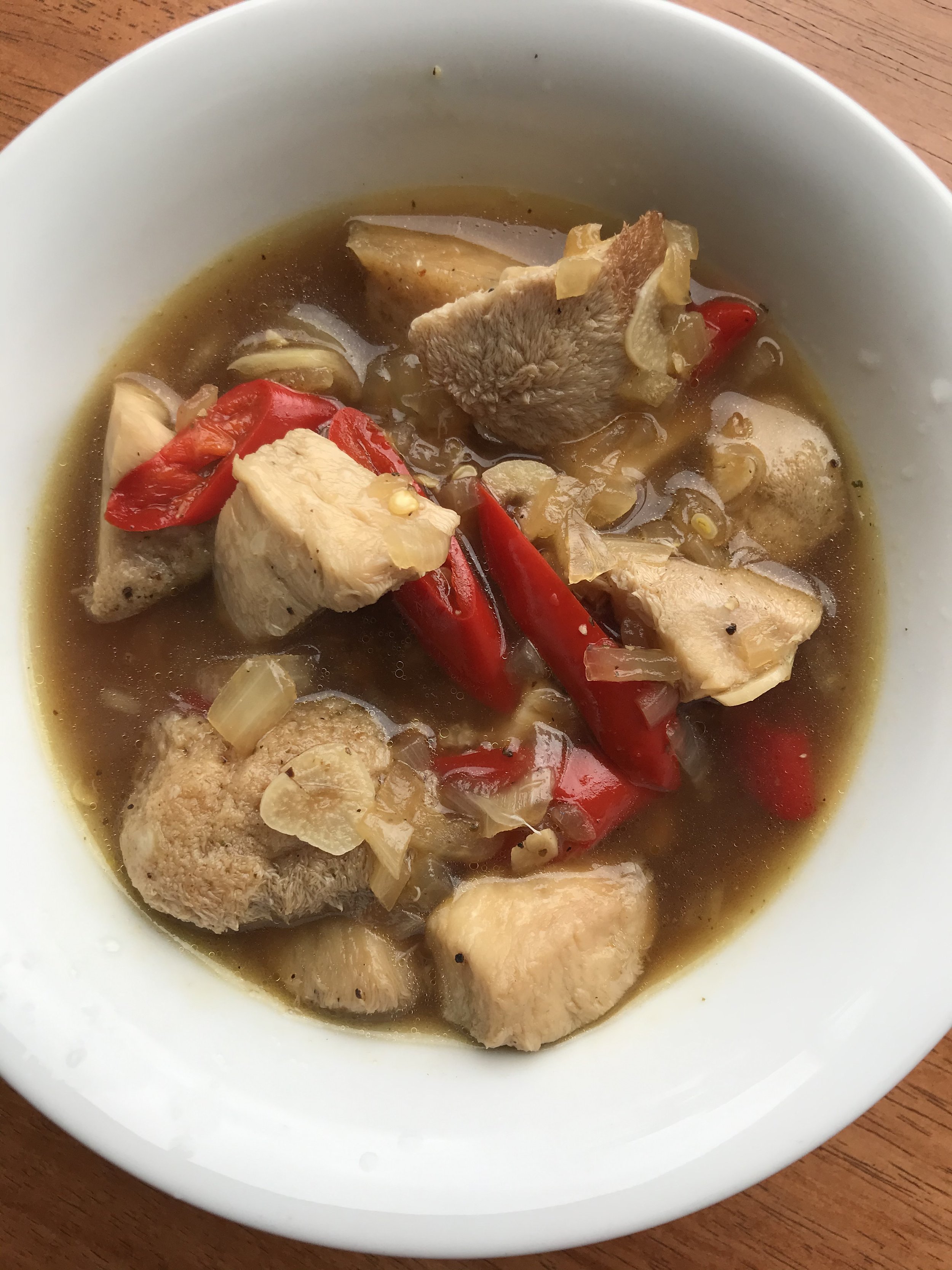 A Dish in Lieu of Chicken Or Fish?  ...Try Korean Inspired Braised Lion's Mane Mushrooms!