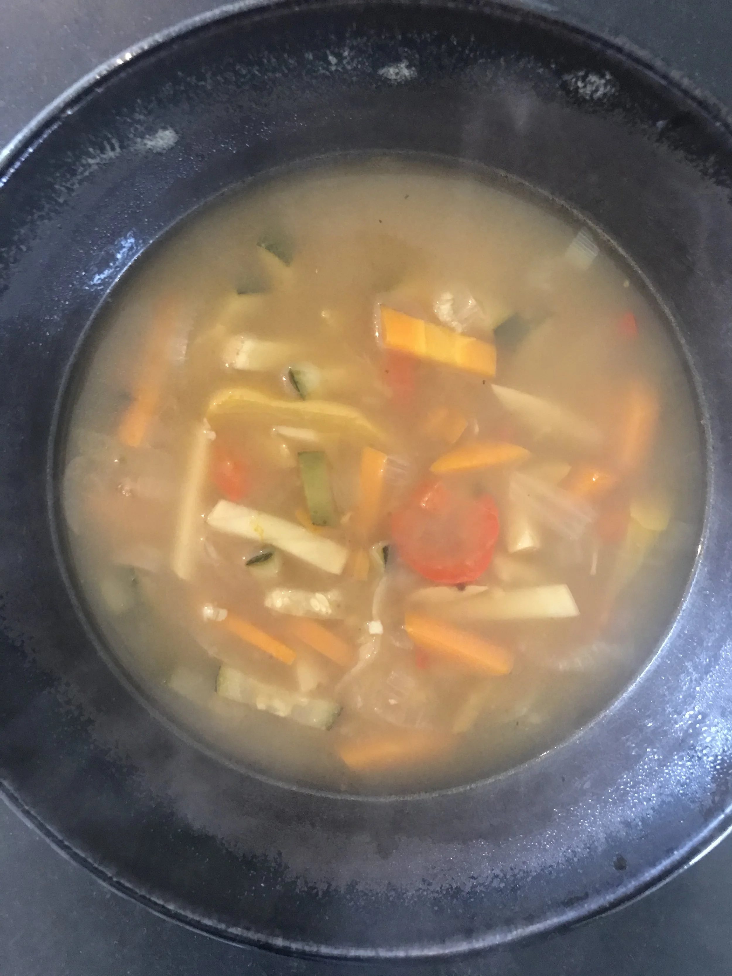 When You Want A  Flavour Packed Light Broth, Try This Clear Vegetable Soup!