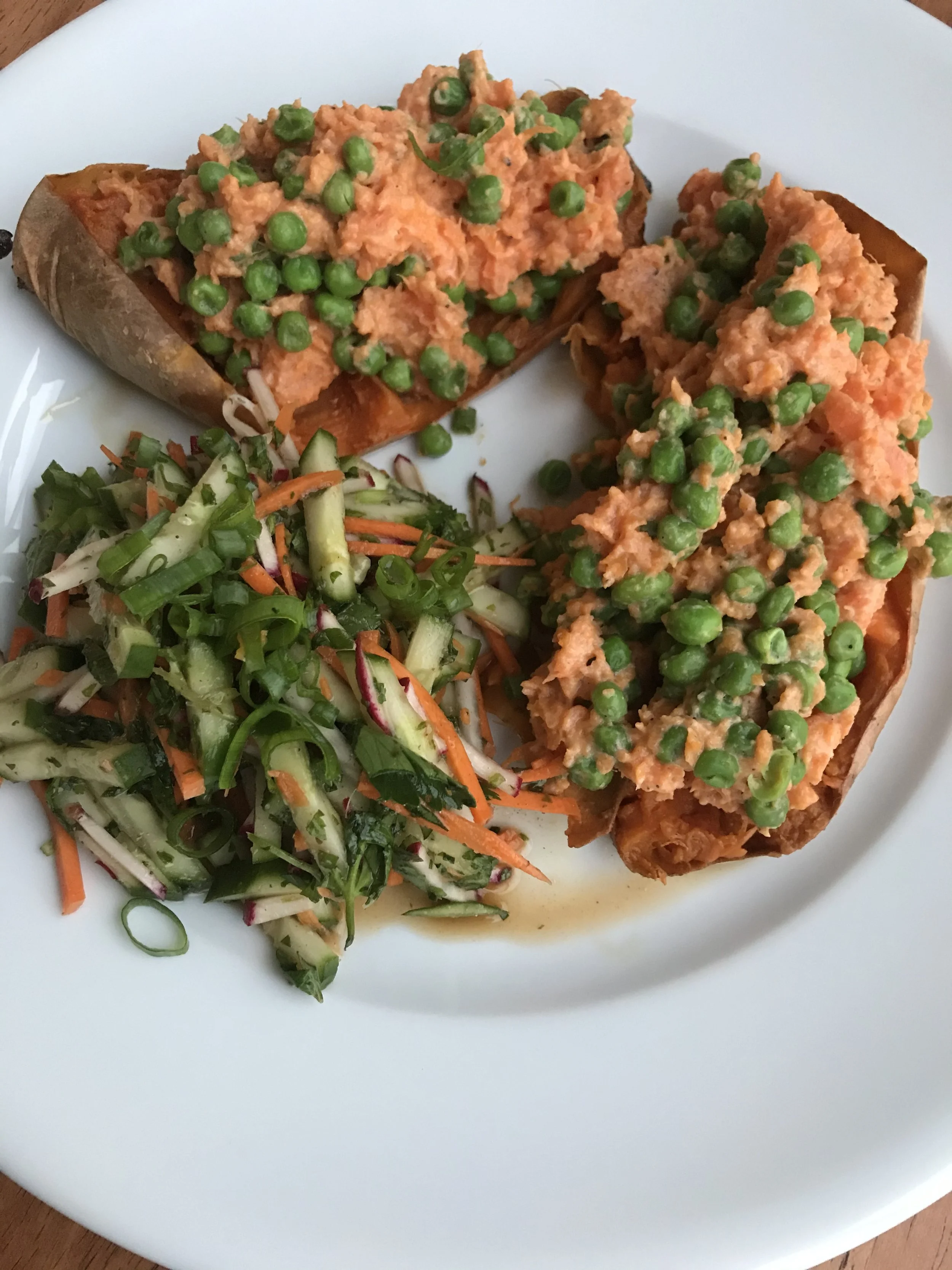 For Those Nights You Want Something Substantial But Don't Want To Cook, Try Sweet Potato Boats!