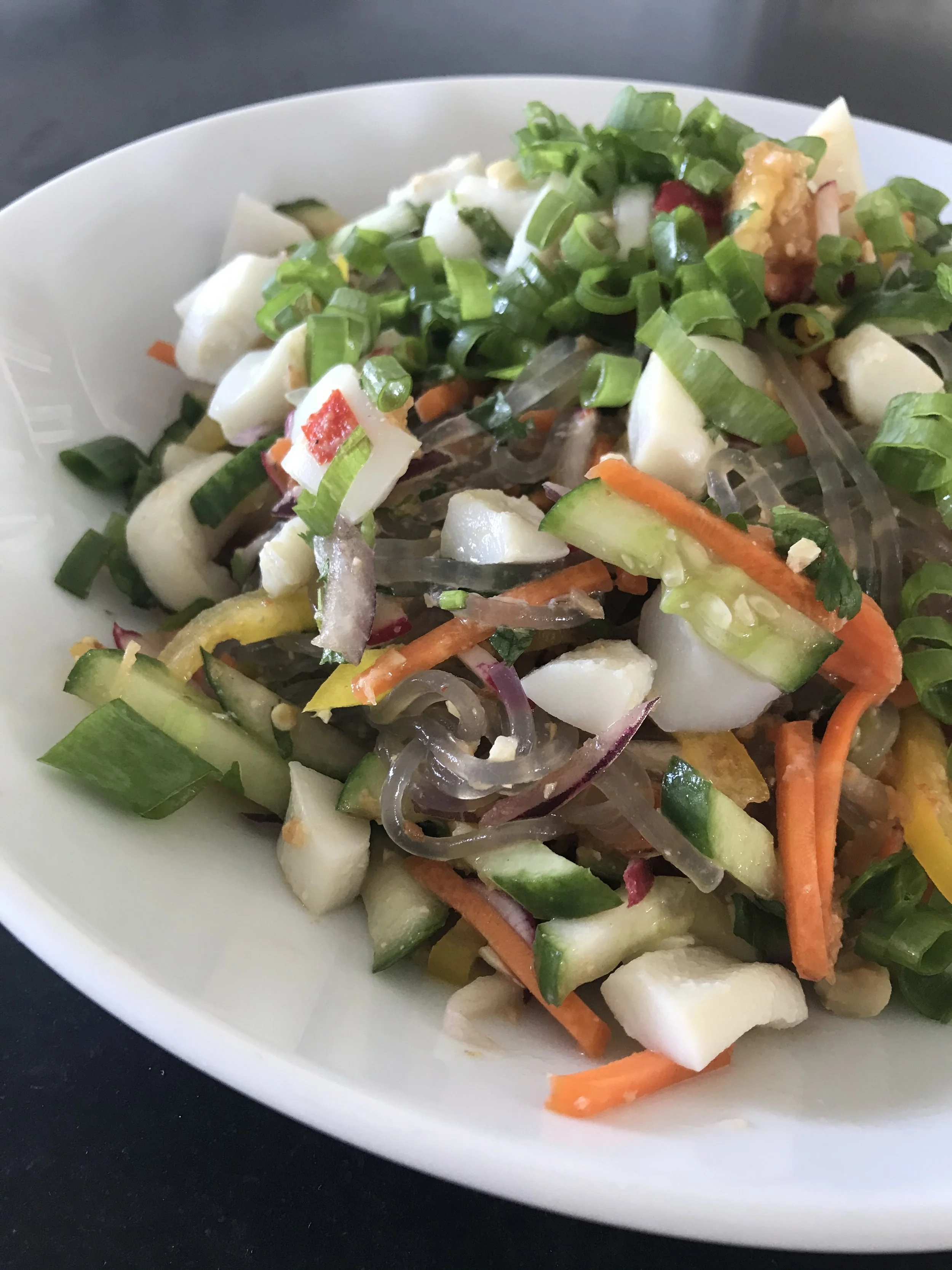 Noodles, Salad, Seafood ... It's All In Thai-Inspired Noodle Salad With Calamari!
