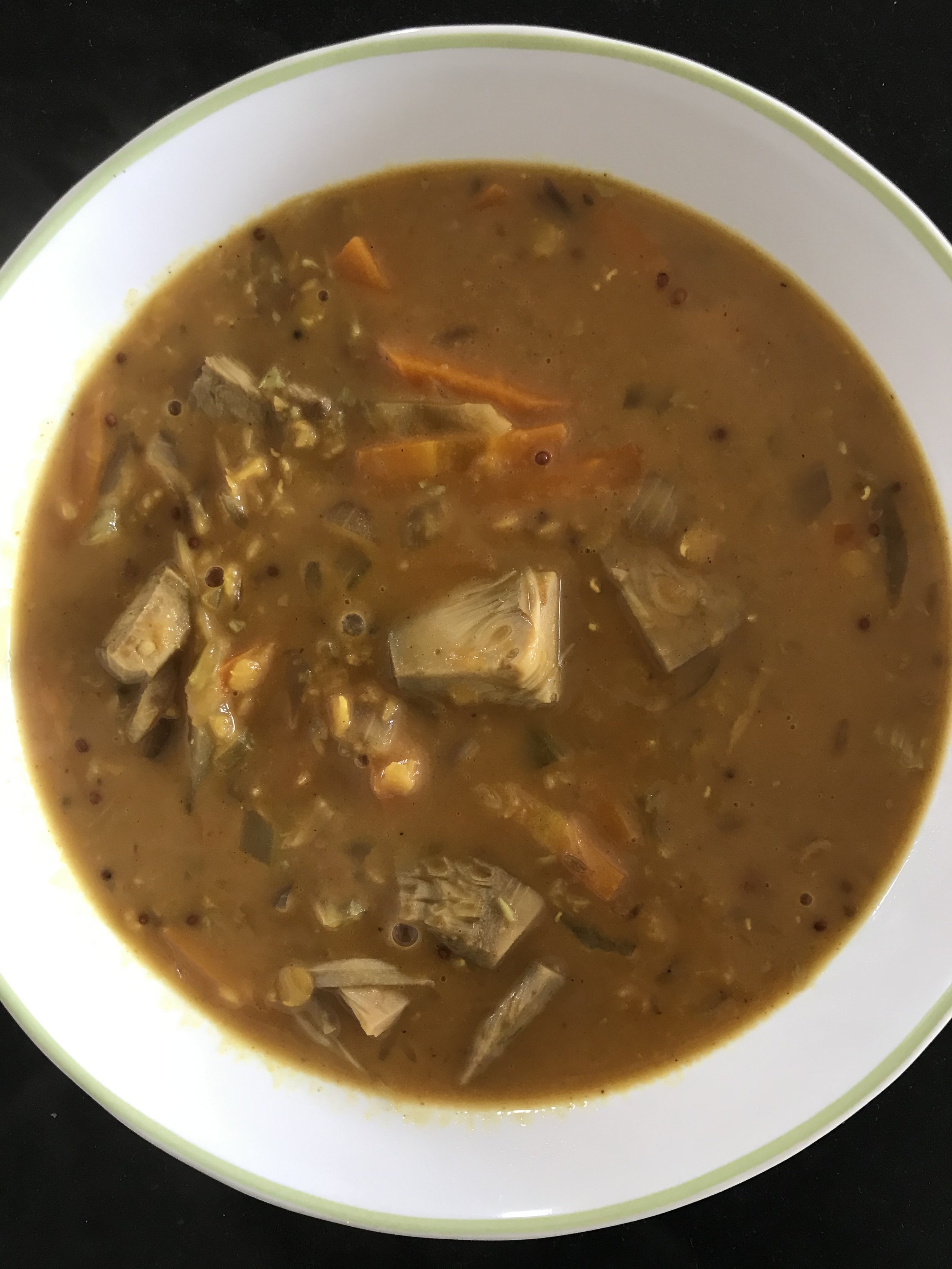 A Meat Free Version Of A British-Indian Hybrid Dish ... Mulligatawny Soup