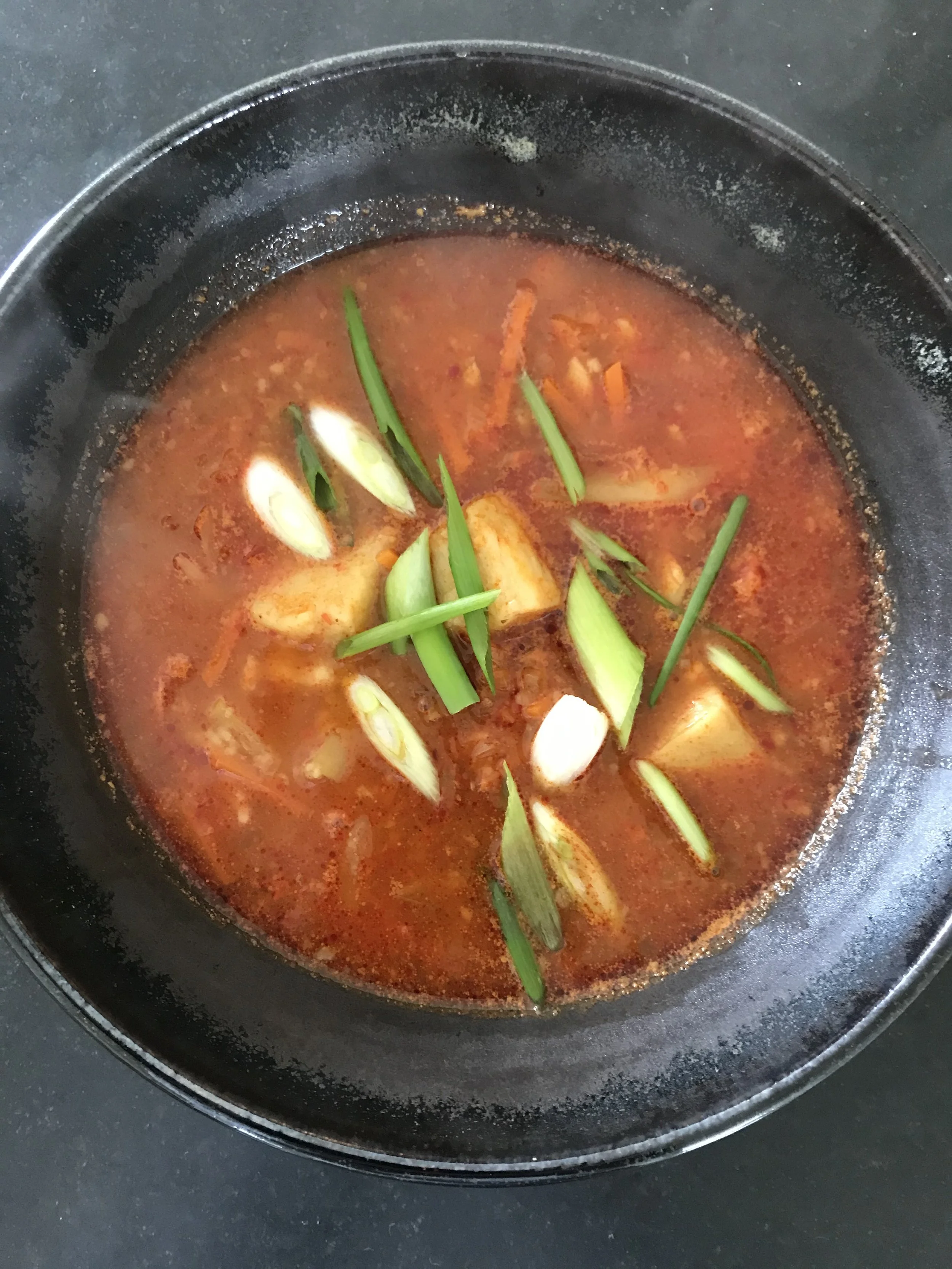 On A GREY, Rainy, Autumn Day, Find Comfort In This Korean-Style 'Chickpea' Tofu Stew!
