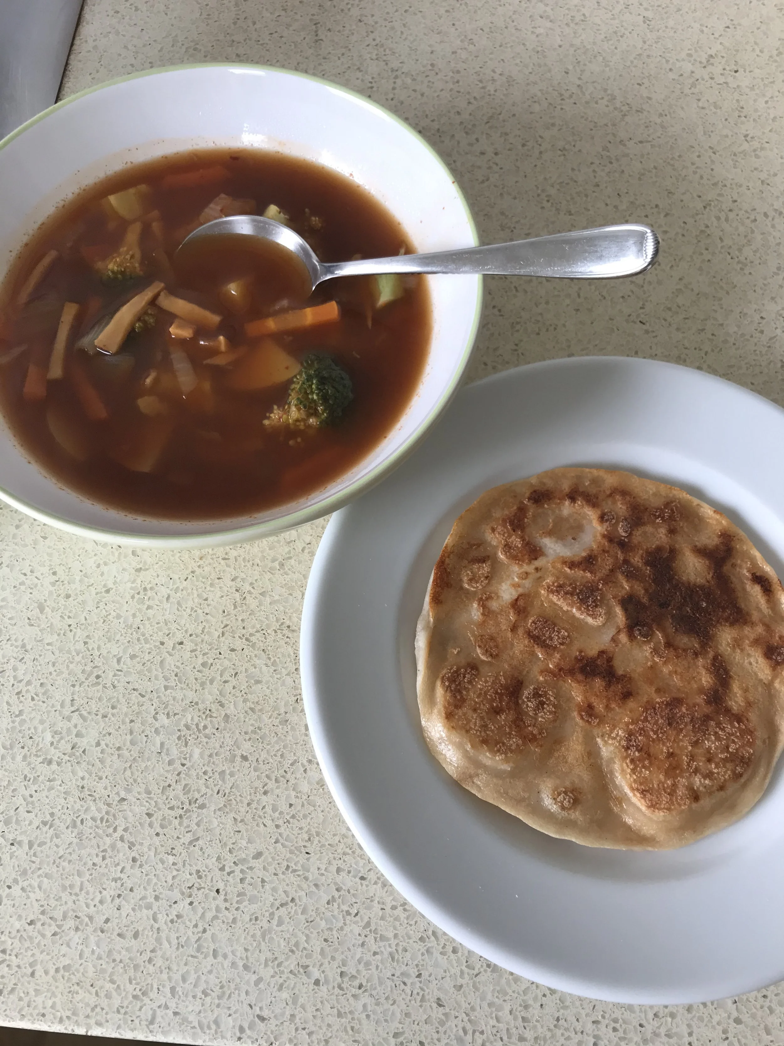 A Simple Grain-Free Tortilla To Eat With Soups Or Curries! 