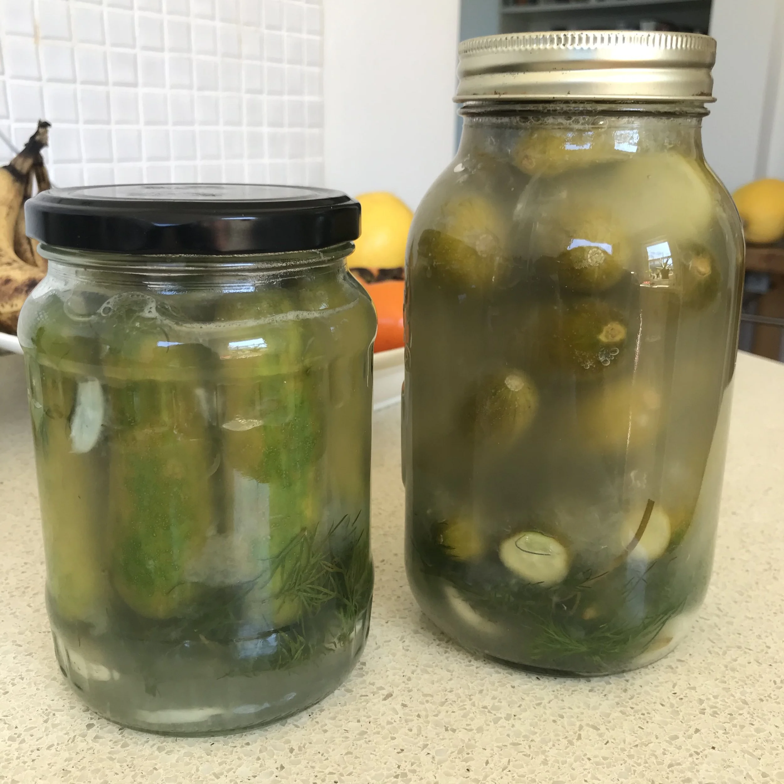 Dill Pickles Without Vinegar!!!