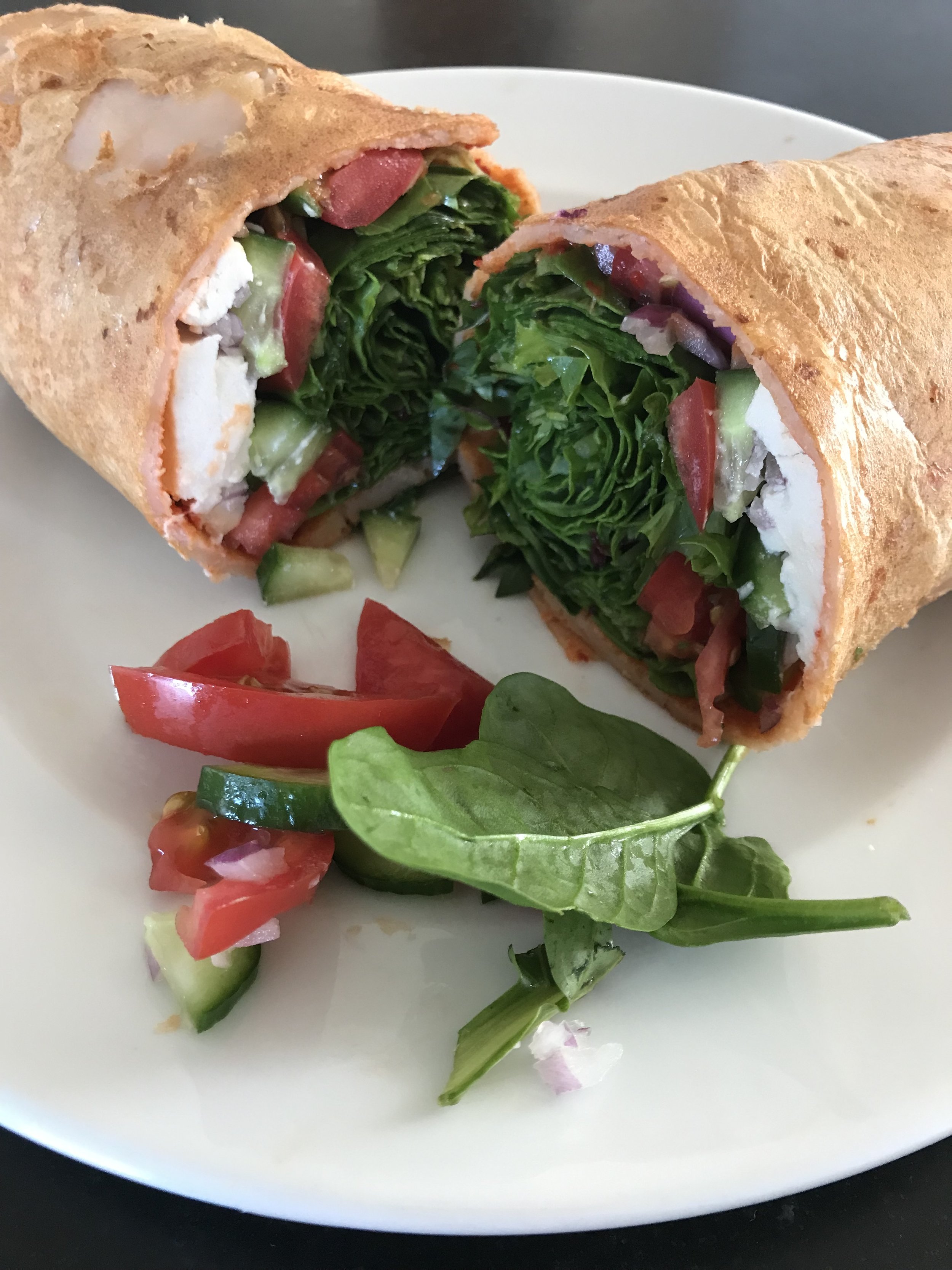 Red Lentil Salad Wraps Make A Fast And  Easy Lunch!