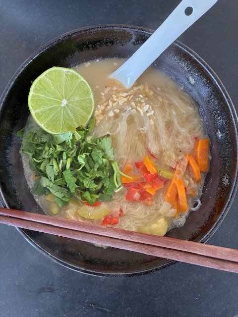 Thai Curry Noodle Soup ... Spicy and Luxurious!