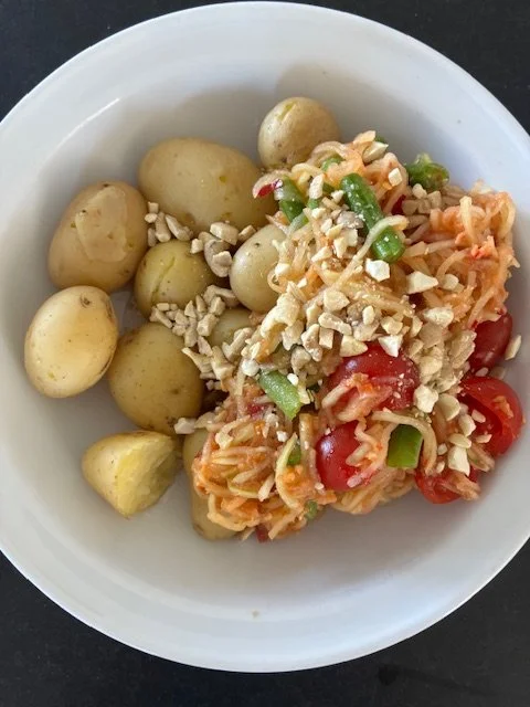 Thai Green Papaya Salad … It’s Tangy And Spicy With Deep Flavour!