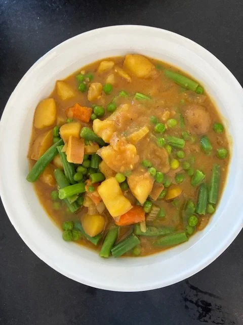 Spicy Sweet Potato And Potato Chowder  ...  A Pick Me Up Summer Or Winter!