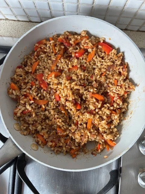 Vegetable Fried Rice For Dinner ... And Packed Lunch!