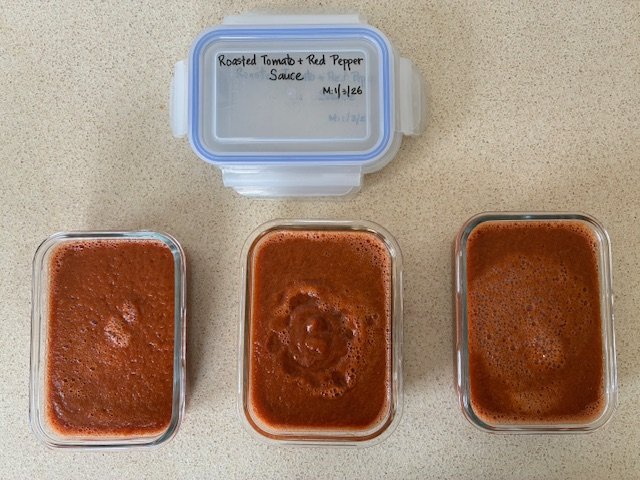 Roasted Tomato And Red Pepper Sauce For Pizza, Pasta And Gnocchi!