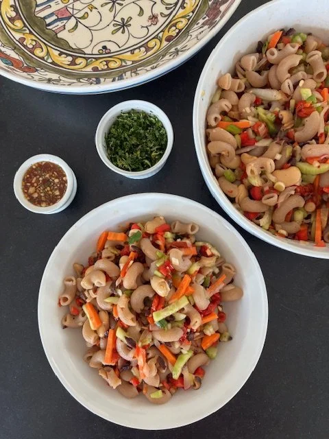 Pasta And Bean Salad With Gremolata ... Making Magic From Cupboard Staples and What's Left In The Refrigerator!