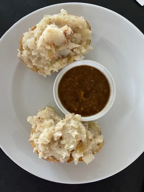 Stuffed Baked Potatoes With Salsa! 