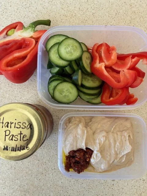 Babaganouj With Crudites Makes An Excellent Packed Lunch, Snack, Appetiser Or Side Dish!