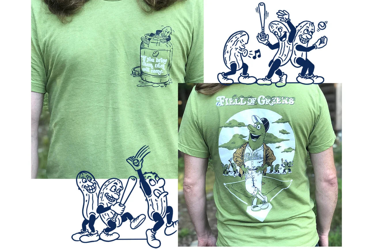  Front and back of t-shirt 