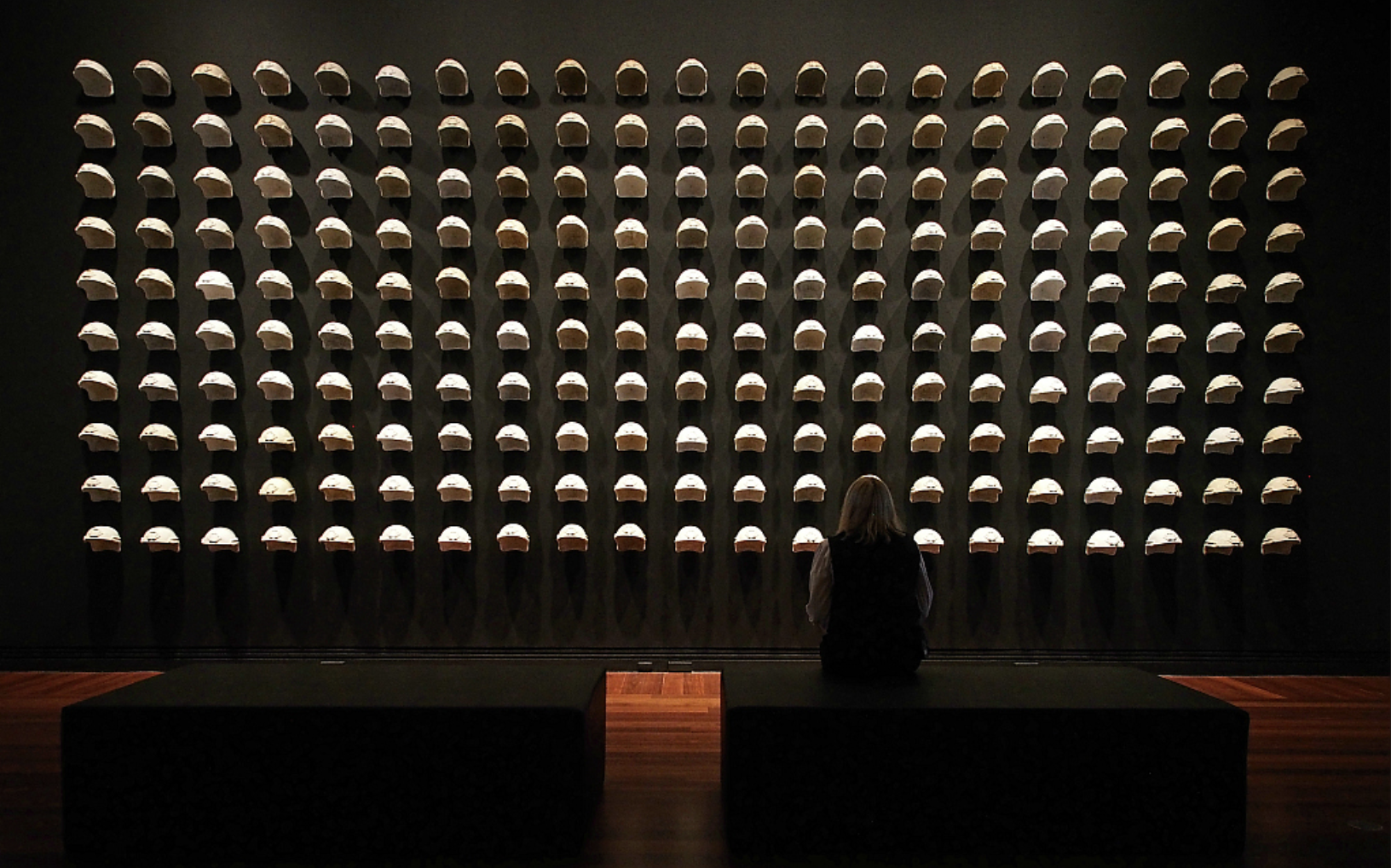  Installation view:  Sappers &amp; Shrapnel: Contemporary Art and the Art of the Trenches,  curated by Lisa Slade at the Art Gallery of South Australia (2016-2017) 