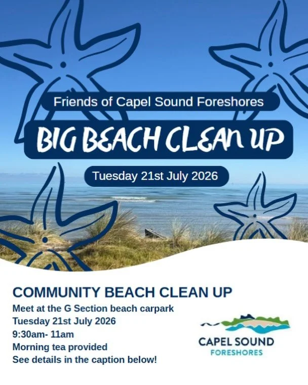 !!BEACH CLEAN UP THIS JULY!!

Join us again for our July Friends of Capel Sound Foreshores working bee! 🐝 🌱

This month we&rsquo;ll doing a beach clean-up along our beautiful foreshore, following the crazy northerly winds, high tides and woolly wea