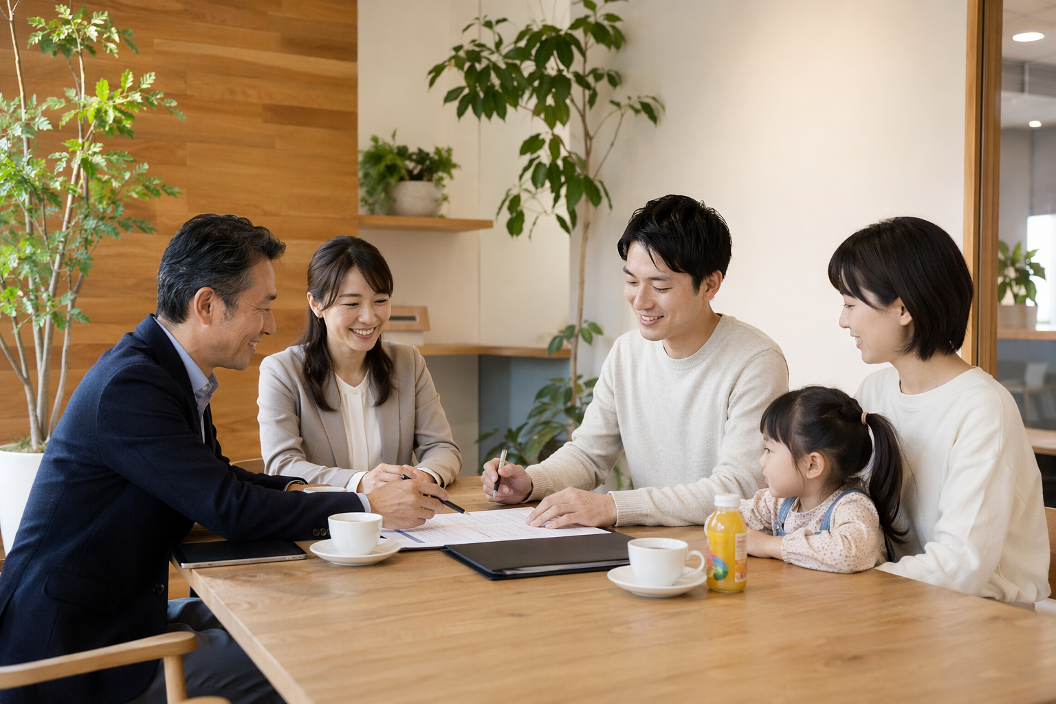 工事請負契約の様子