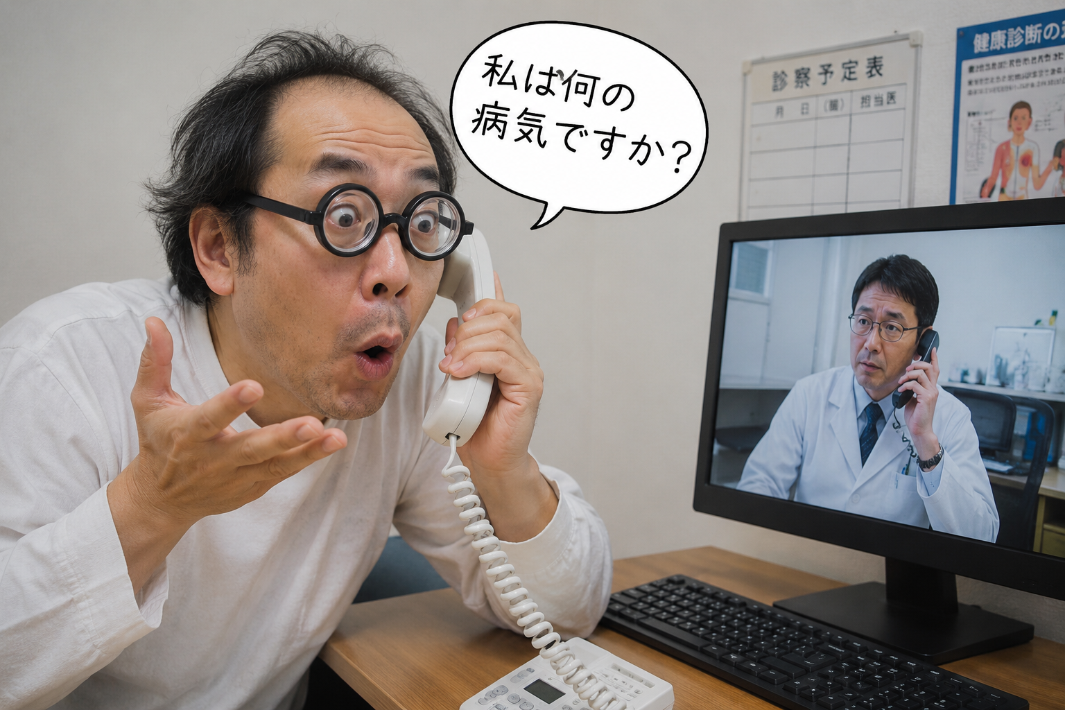 先生、私は何の病気ですか～？