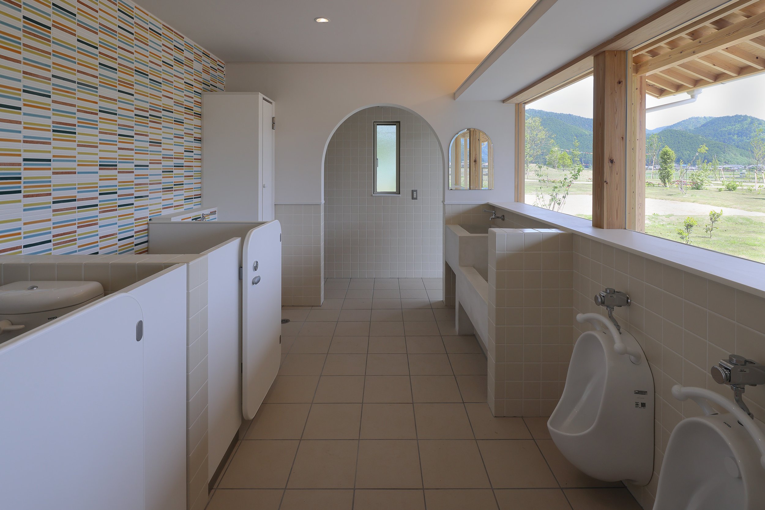 園児用トイレは男女兼用です