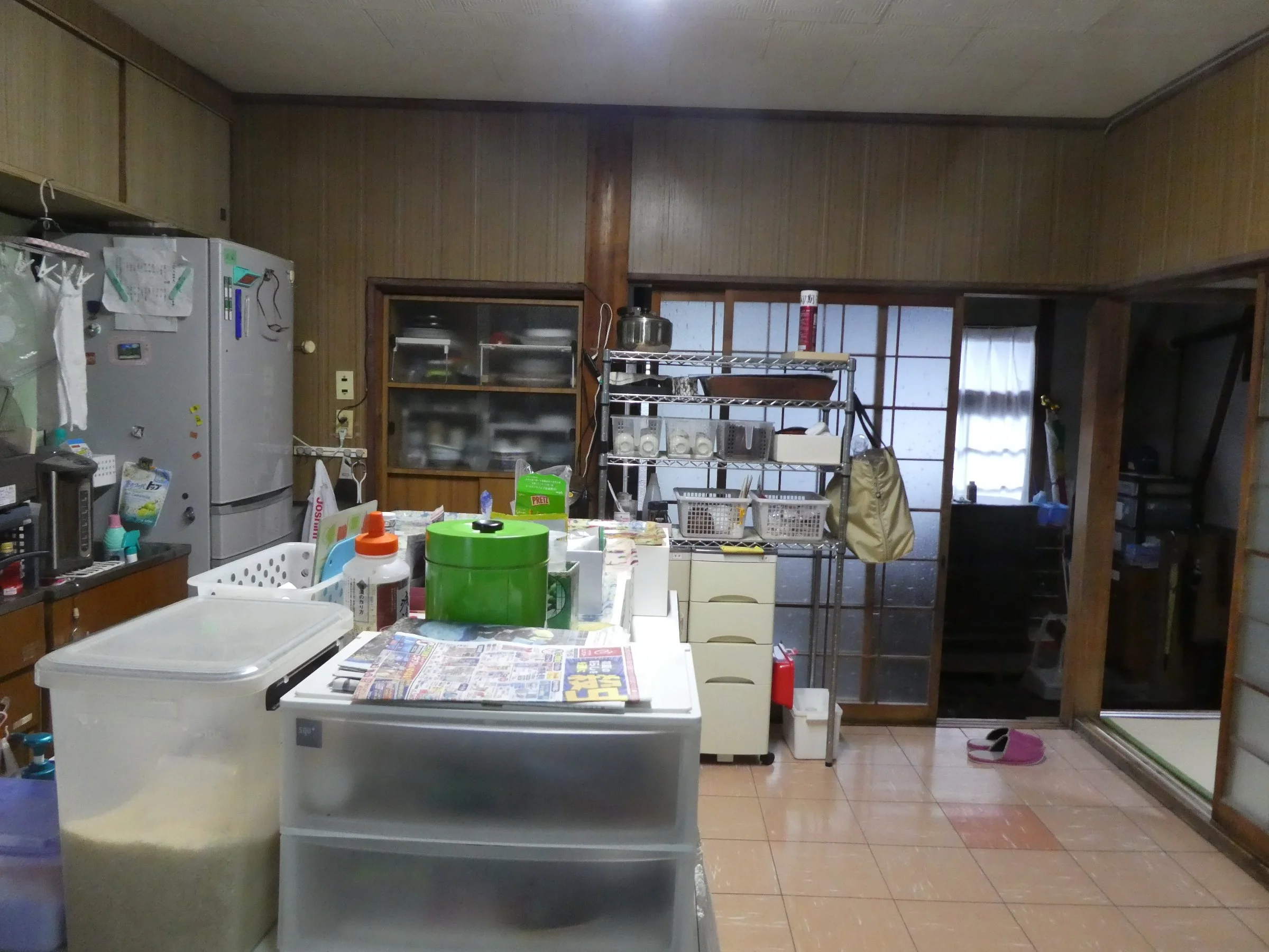 台所兼食堂（南面）