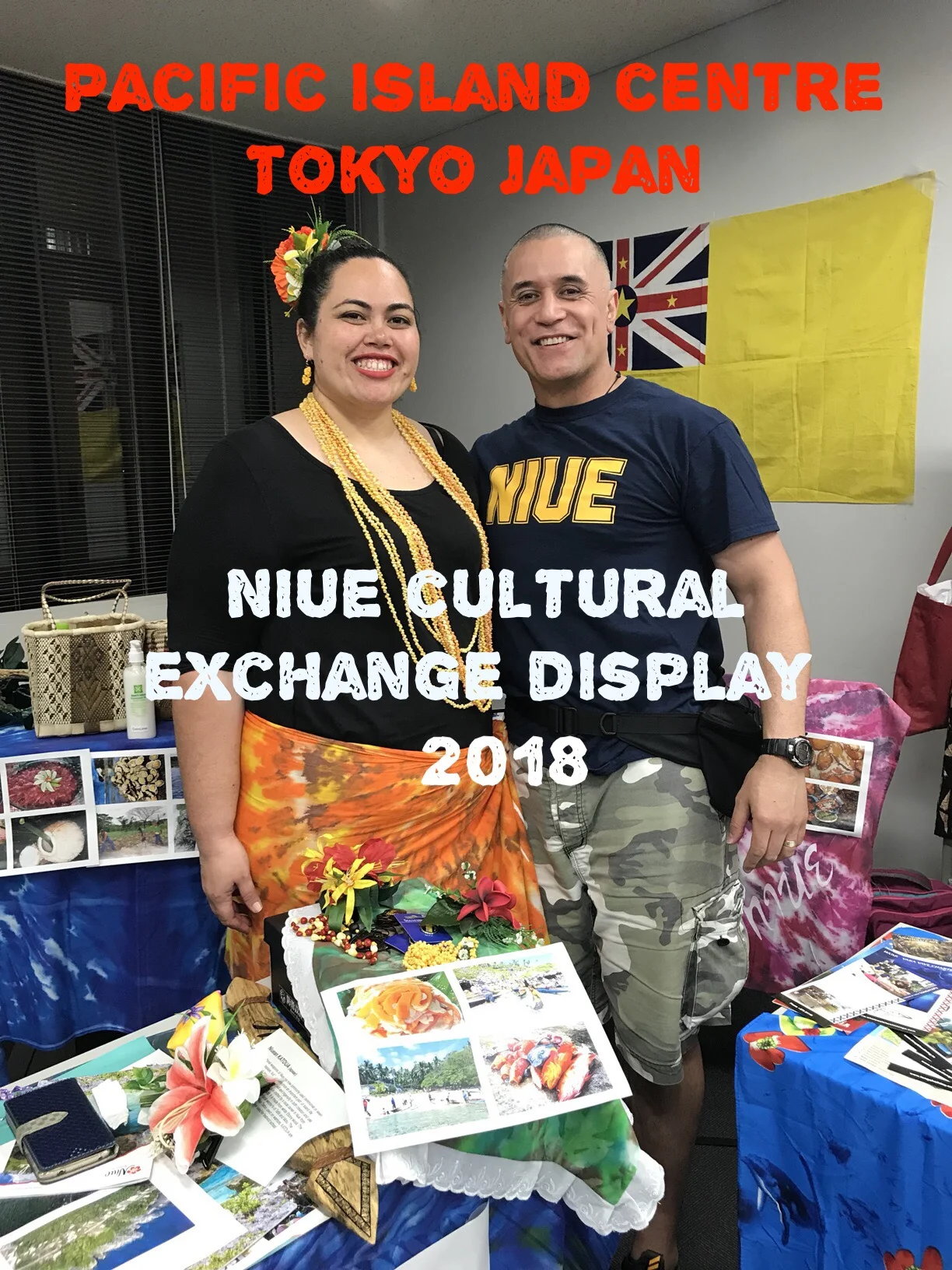 April 2018 - Niue Cultural Display at the Pacific Island Centre, Tokyo