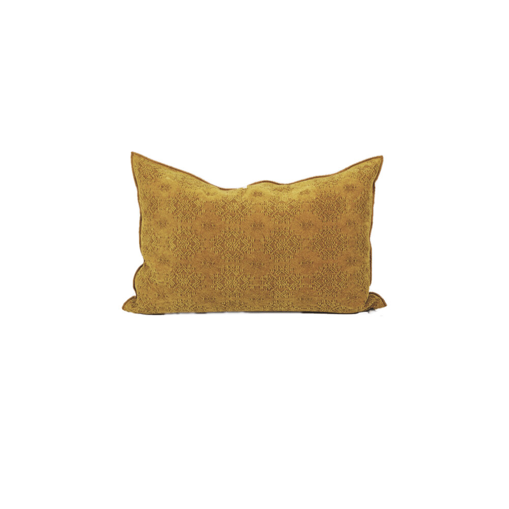 Jacquard Kilim Cushion ocre.jpeg